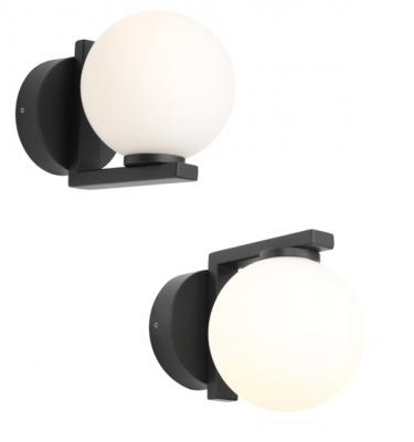 ELIN BLACK WALL LIGHT IP44